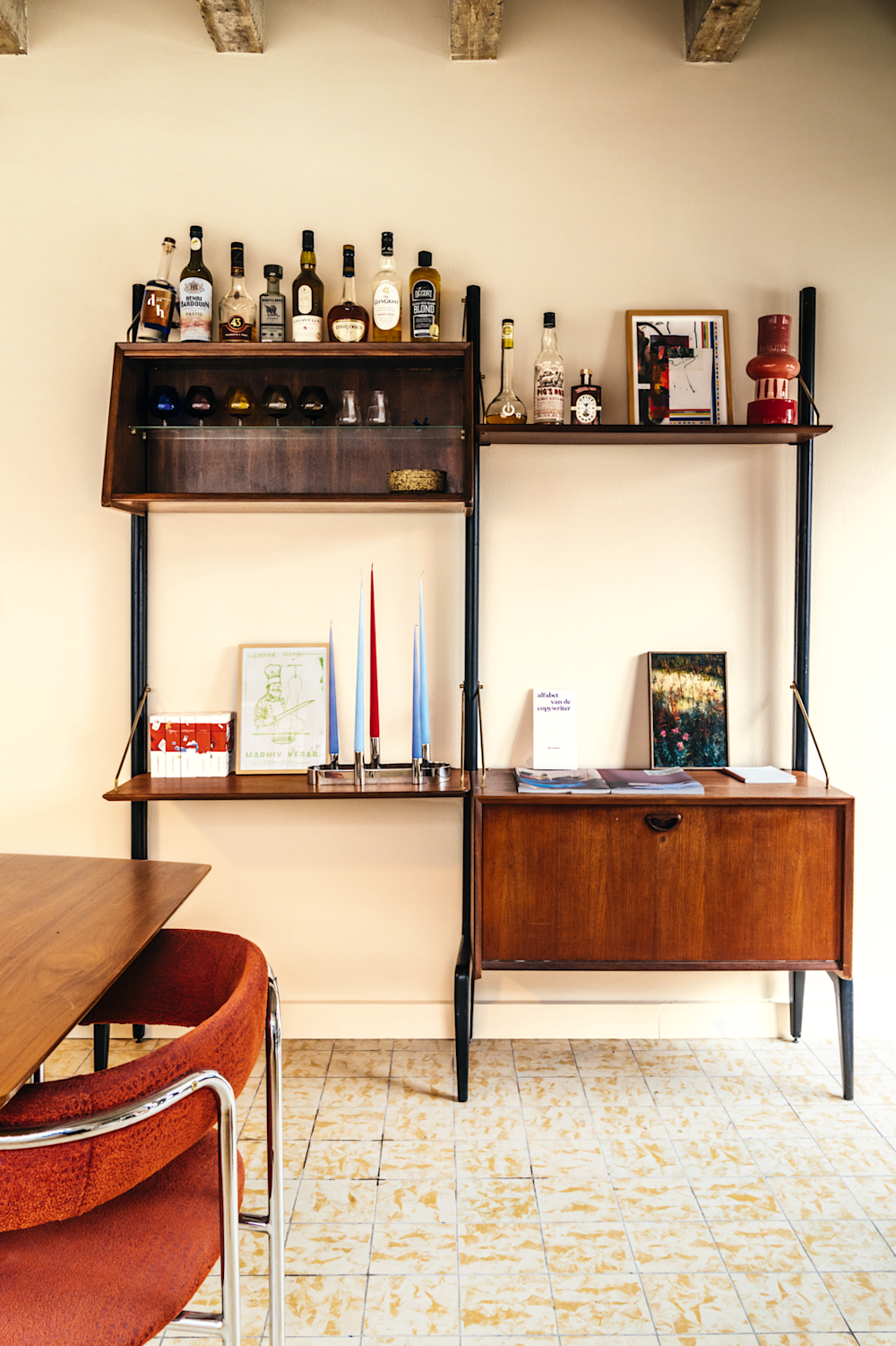 woonkamer - wit, beige, WE M147 natural cloud - Bossflow Silk - colora-magazine