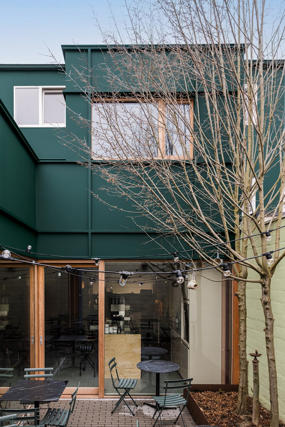 BUIMU - achtergevel – groen – Pastime – colora-magazine