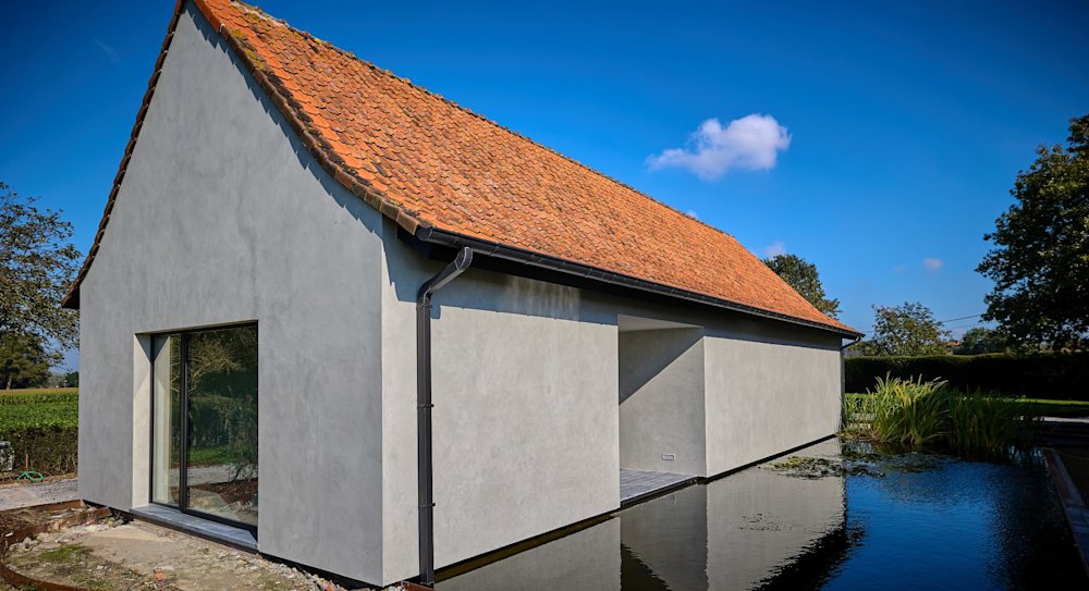 B2B - inspiratiegalerij - BOSSclima - stone art - color - Renoforce - villa - gevel14