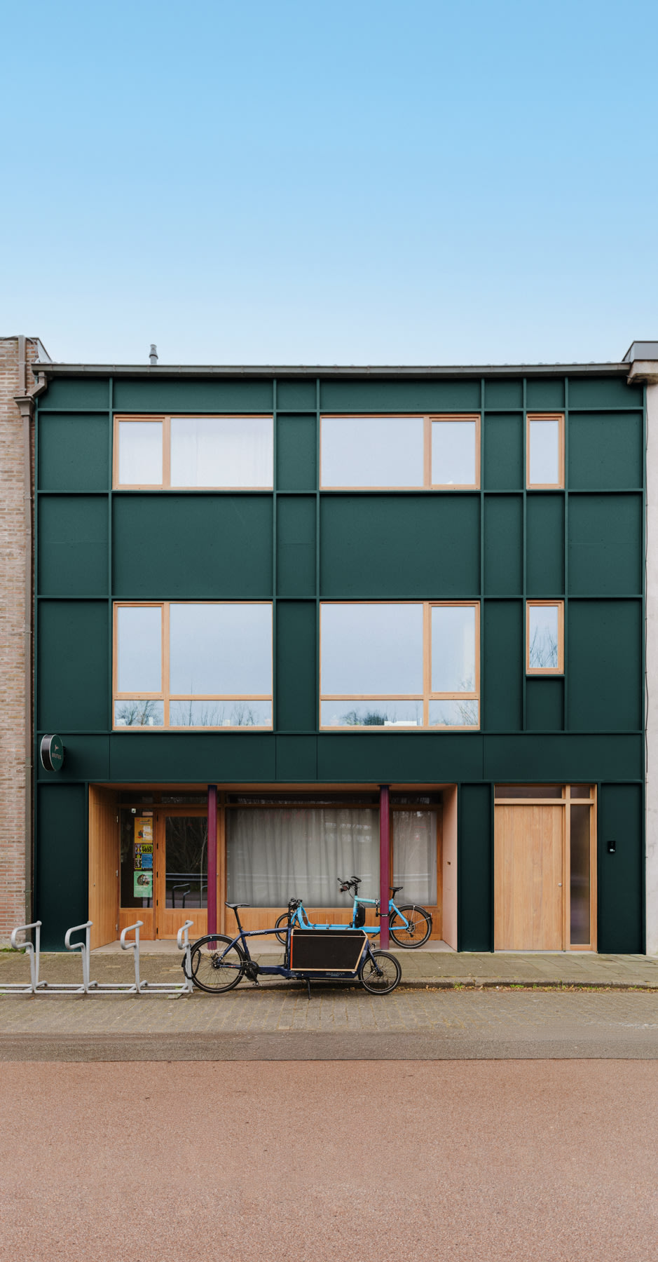 BUIMU - gevel - groen - WE M127 forgotten green - colora-magazine