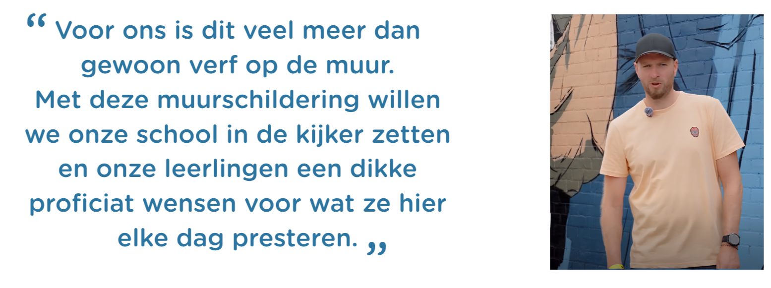 LP - win een muurschildering - quote Florian SJABI - image