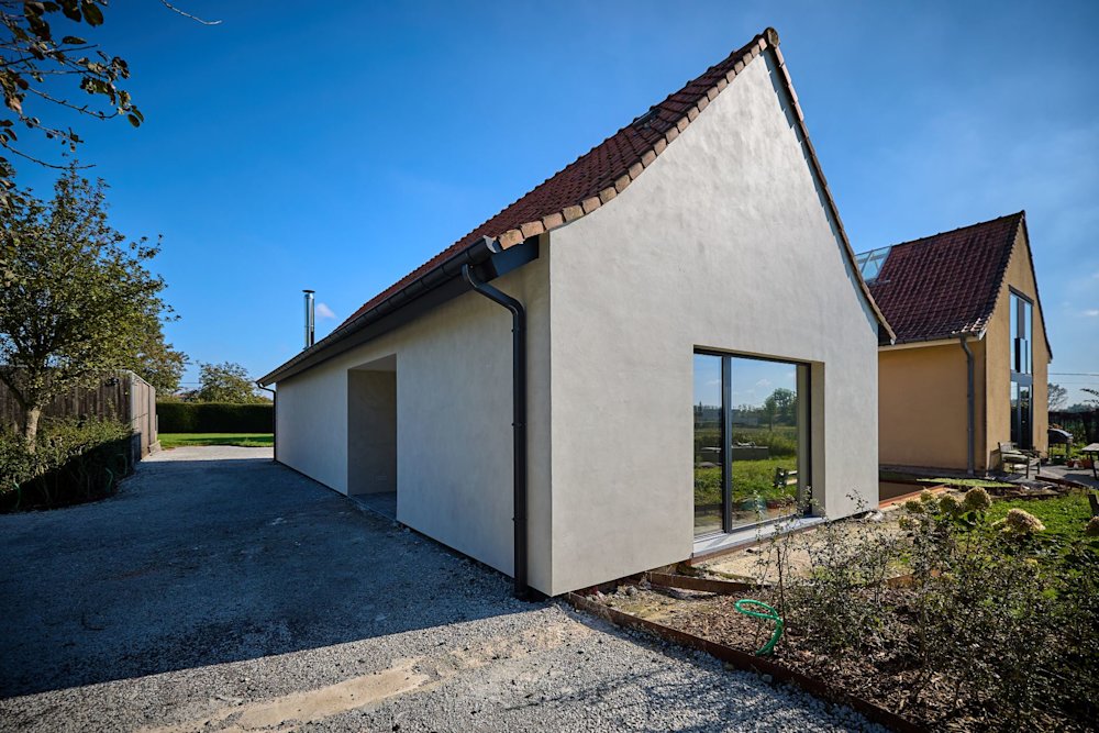 B2B - inspiratiegalerij - BOSSclima - stone art - color - Renoforce - villa - gevel1