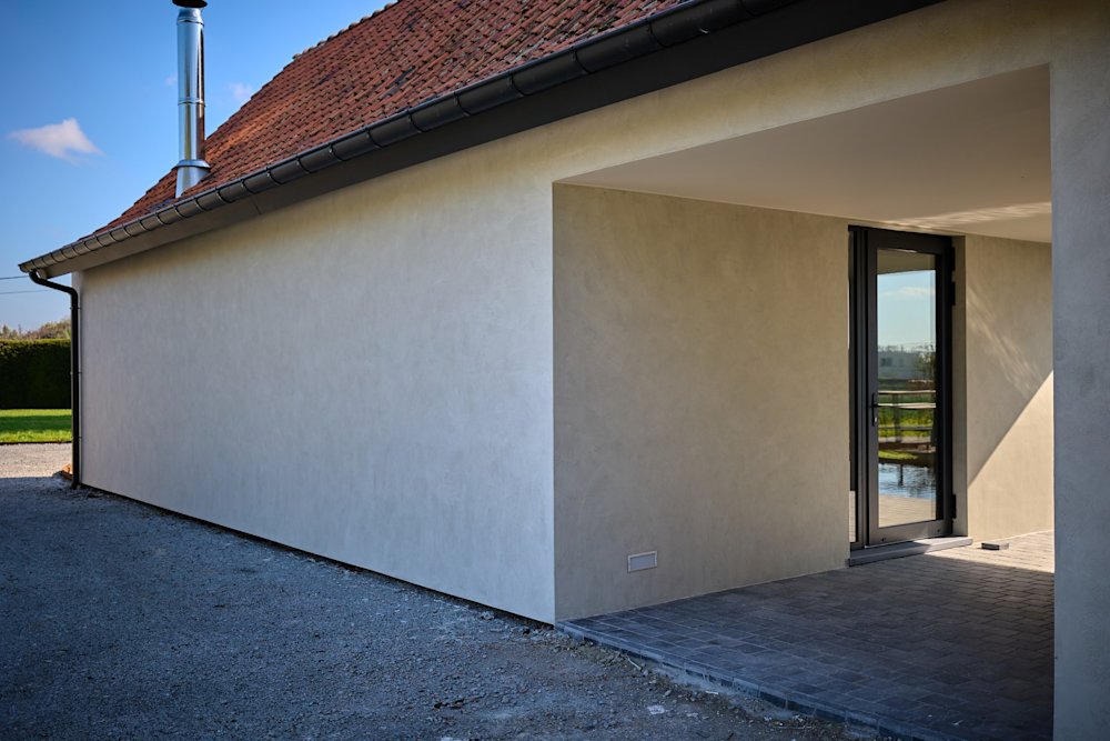 B2B - inspiratiegalerij - BOSSclima - stone art - color - Renoforce - villa - gevel