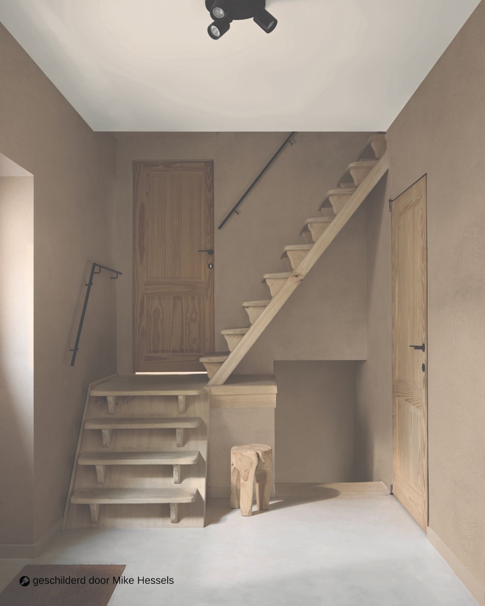 Inspiratiebeeld Limestone New in M211 Soft Toffee geschilderd door Mike Hessels