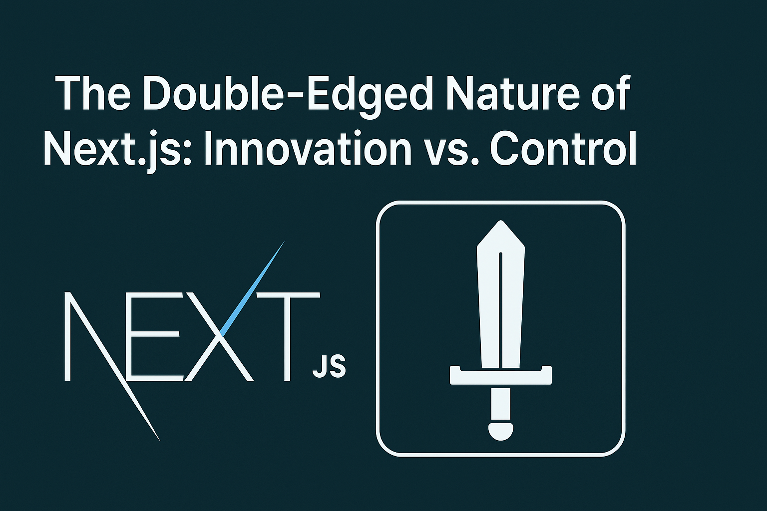 The Double-Edged Nature of Next.js: Innovation vs. Control