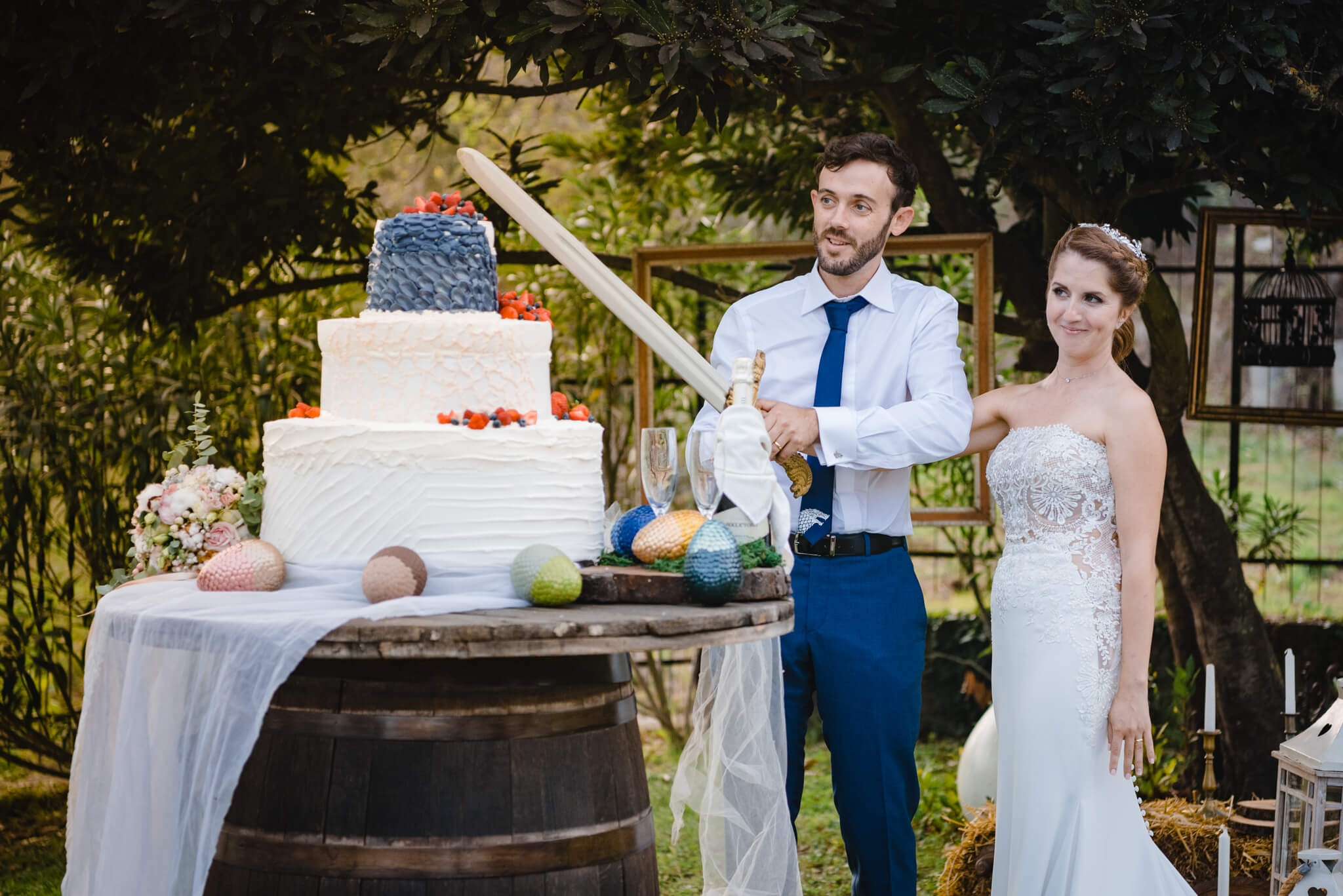 Fuochi d'Artificio Matrimonio - Taglio Della Torta Nuziale