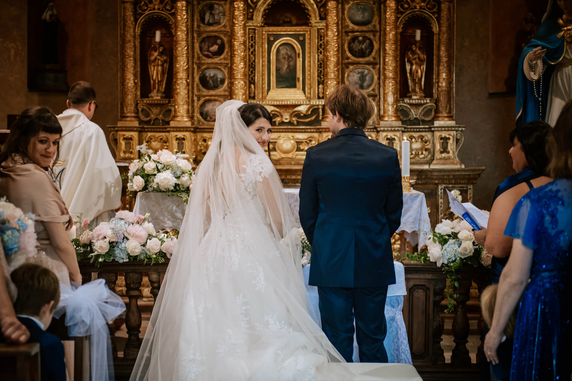 una foto di matrimonio realizzata alla madonna pellegrina, a sanremo.