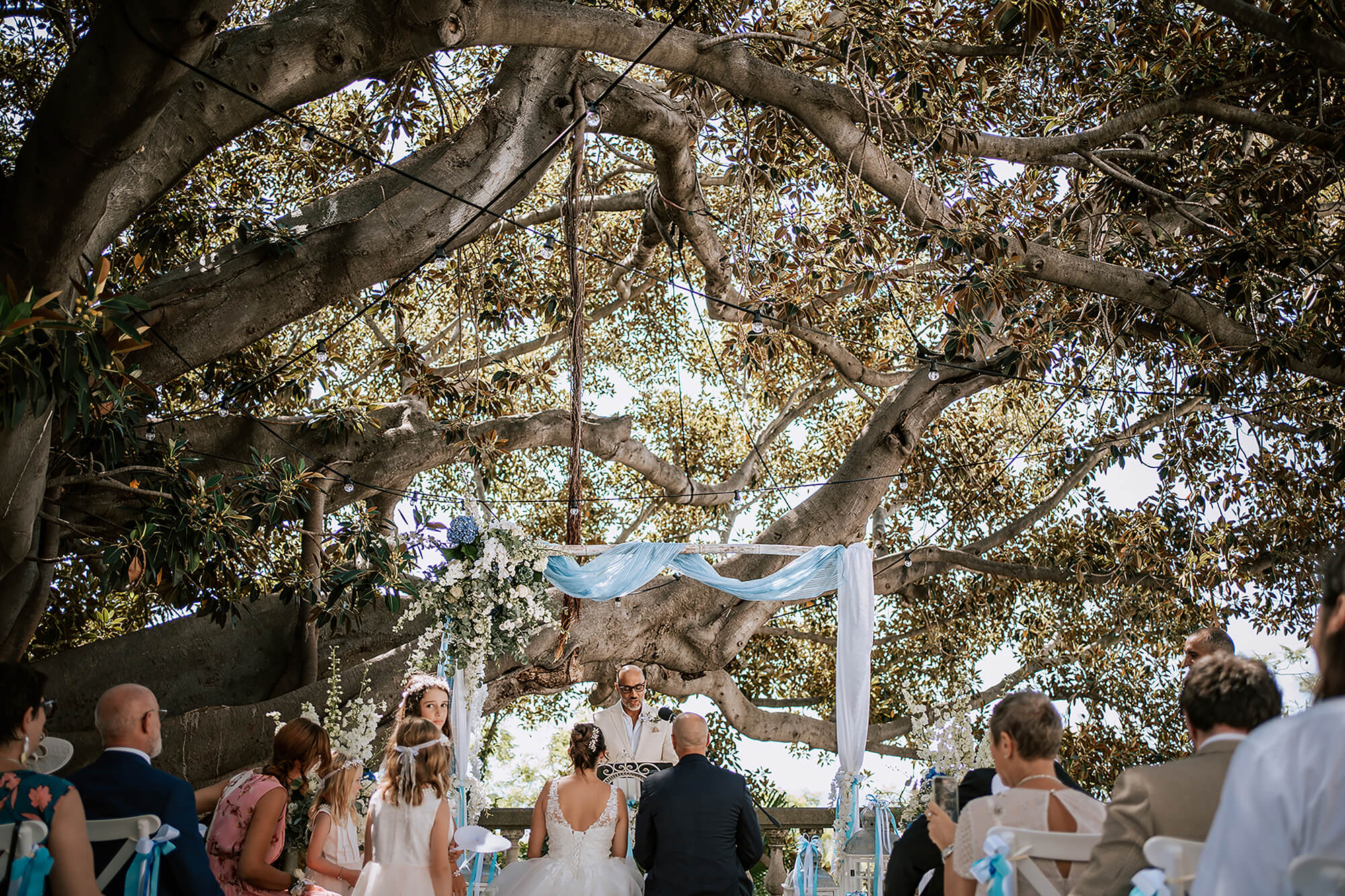 la cerimonia di matrimonio a villa ormond, location per matrimoni a Sanremo, provincia di Imperia.