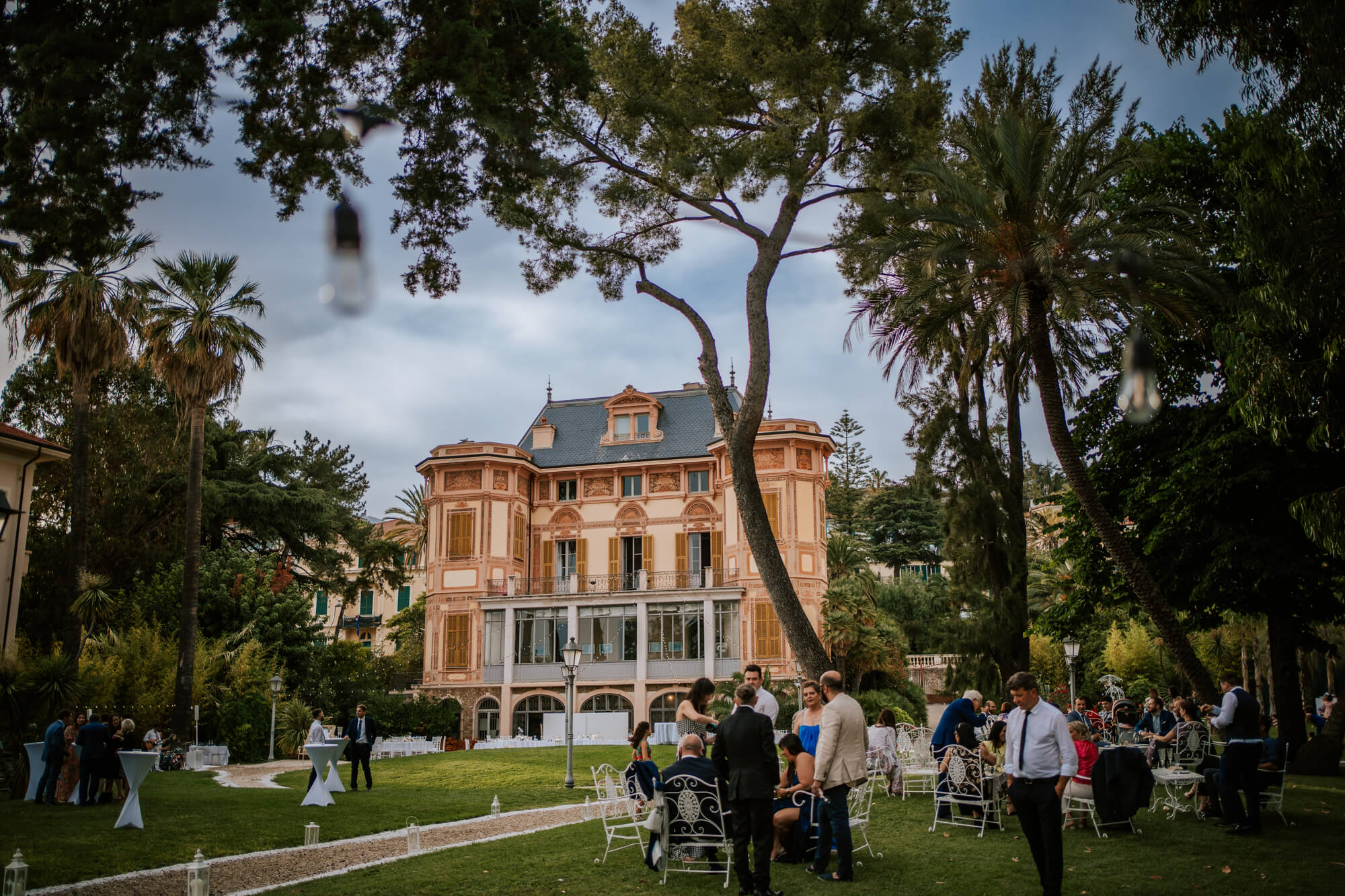 una foto di Villa Nobel, location per matrimoni a Sanremo.