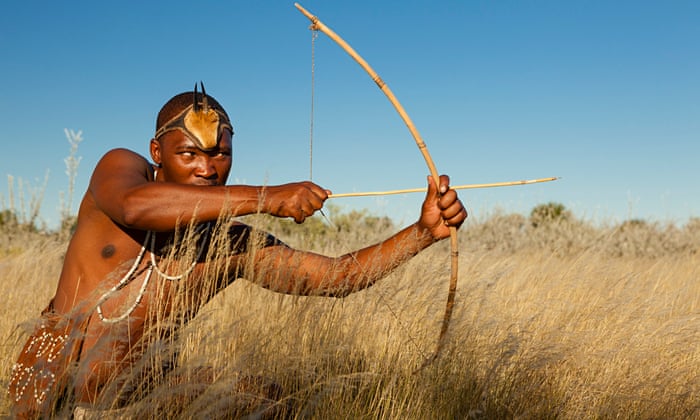Sejarah Pertanian-bushmen hunting