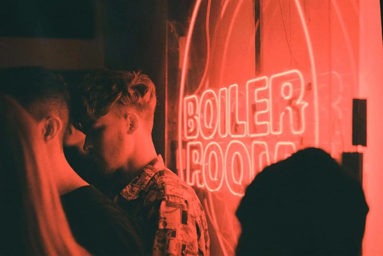 Lifestyle imagery of the work done by the Hyphen London team on the project: Boiler Room