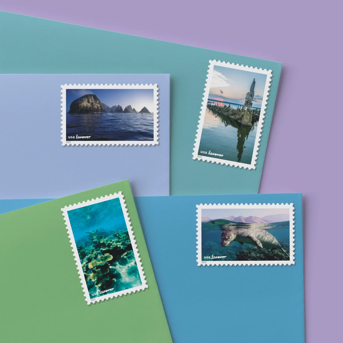 National Marine Sanctuaries Stamps