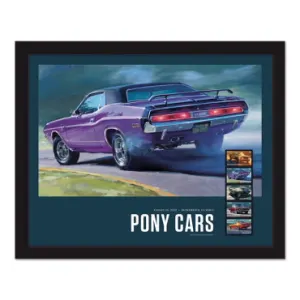 Pony Cars Framed Stamps (Dodge Challenger)