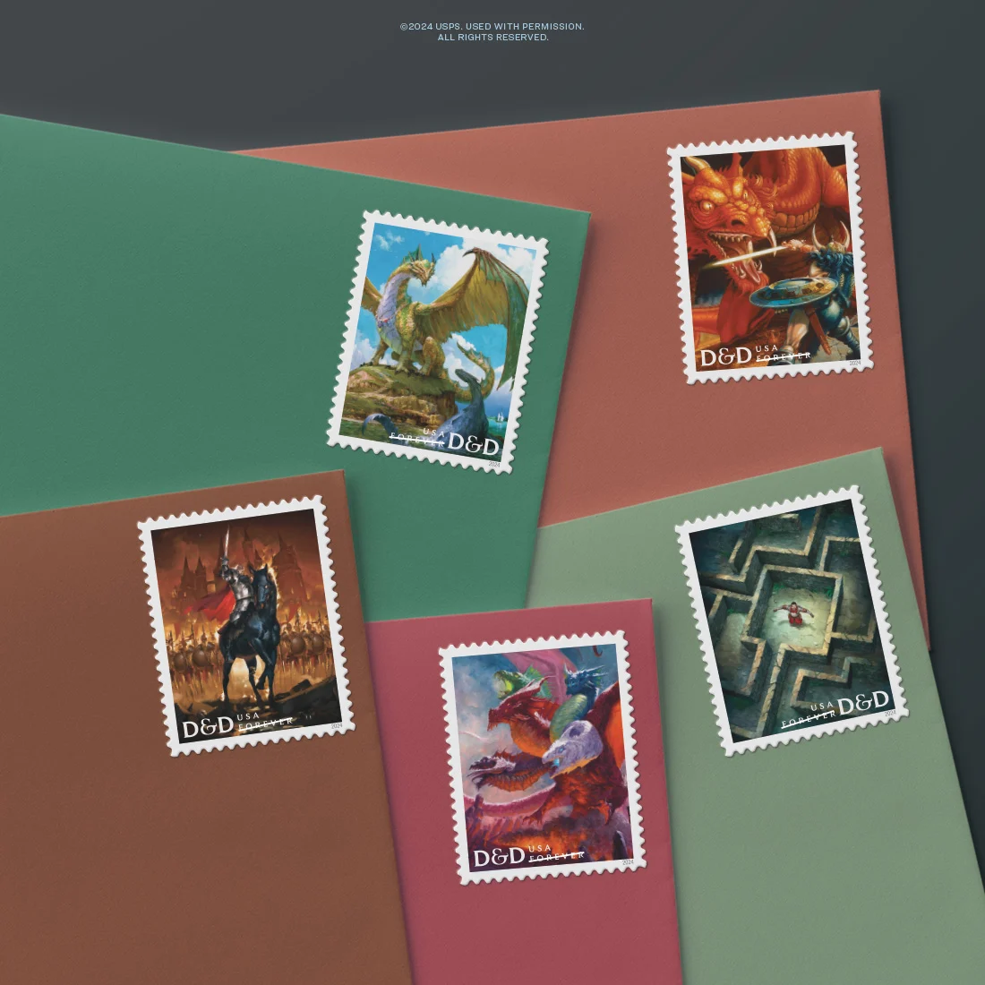 Dungeons And Dragons Stamps 2025