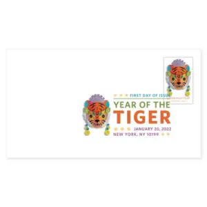 Year of the Tiger Digital Color Postmark