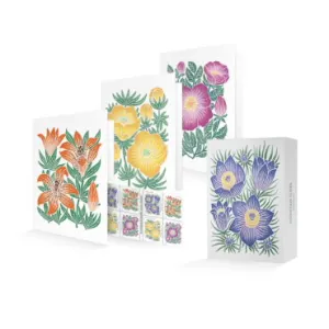 Mountain Flora Notecards with Stamps