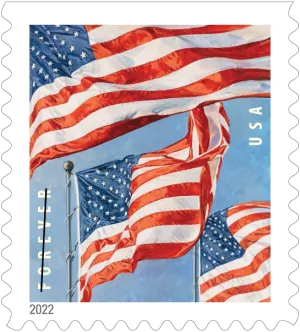 US Flags 2022 Single Stamp Teaser