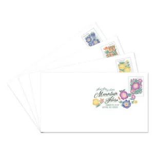 Mountain Flora Framed Stamps - Multiple Designs