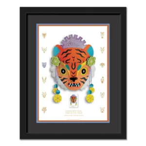 Year of the Tiger Framed Stamp