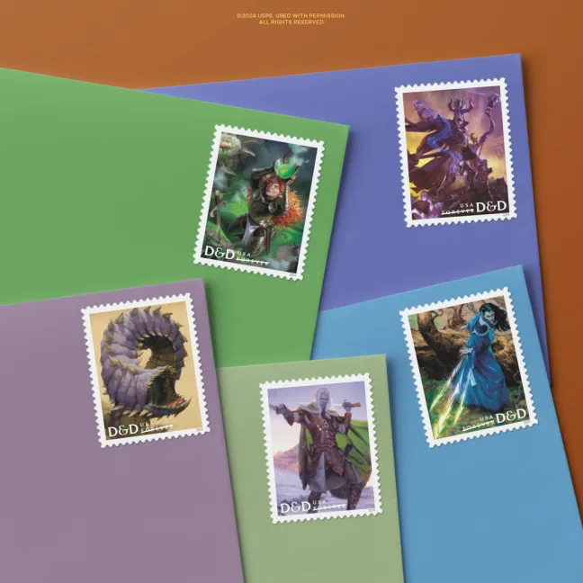 Dungeons & Dragons — Stamp Information
