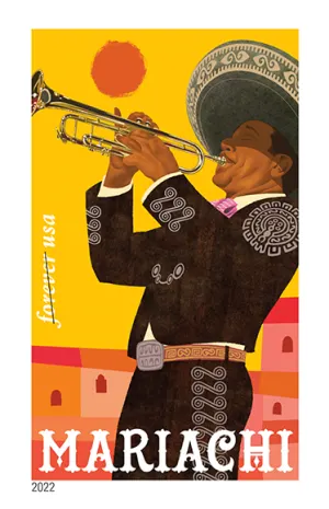 Mariachi Single Stamp 3