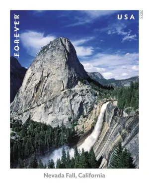 10 Hiking Forever Stamps Nature Hike Mountain Waterfall Backpacking Trail  Postage Stamps for Mailing