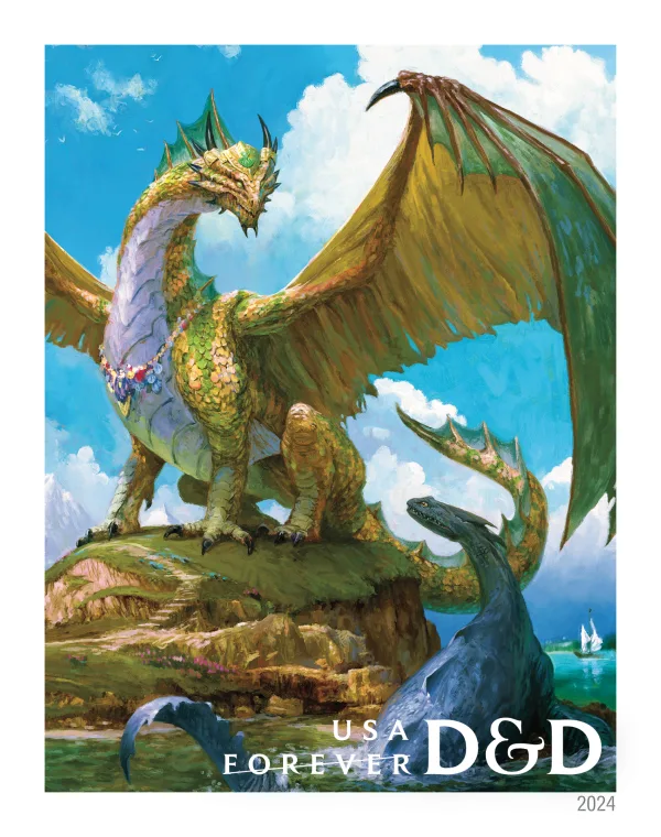 Dungeons And Dragons Stamps Usps Release Date 2025 Carmon Glynnis