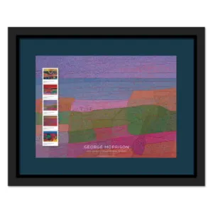George Morrison Framed Stamps - Lake Superior Landscape