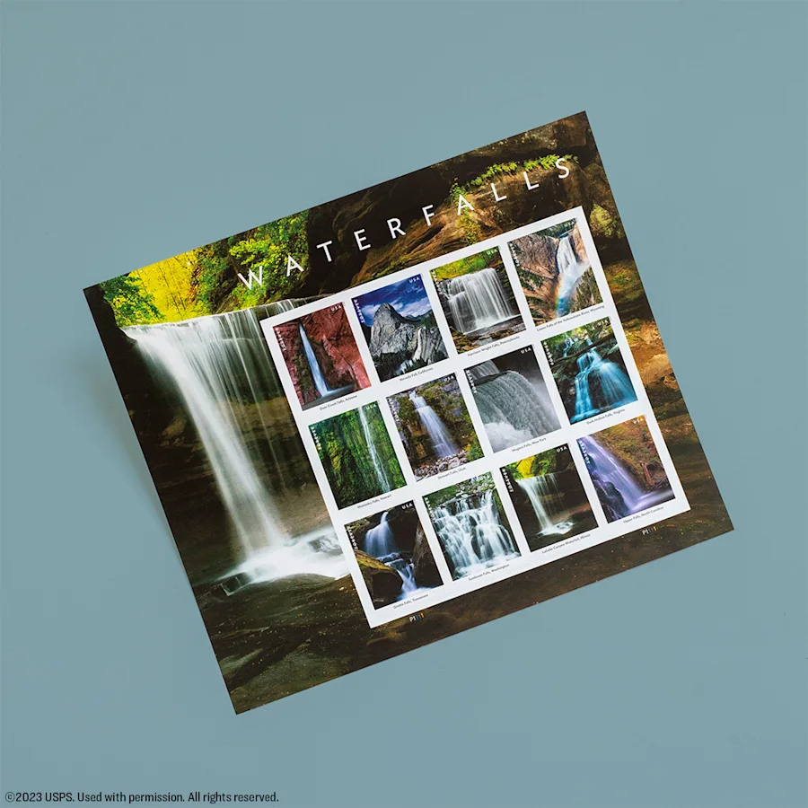 Waterfalls — Stamp Information