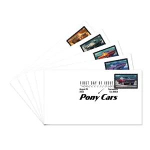 Pony Cars First Day Cover