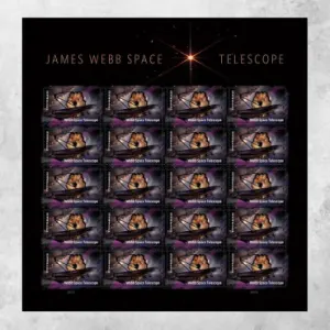 James Webb Space Telescope Stamp Detail
