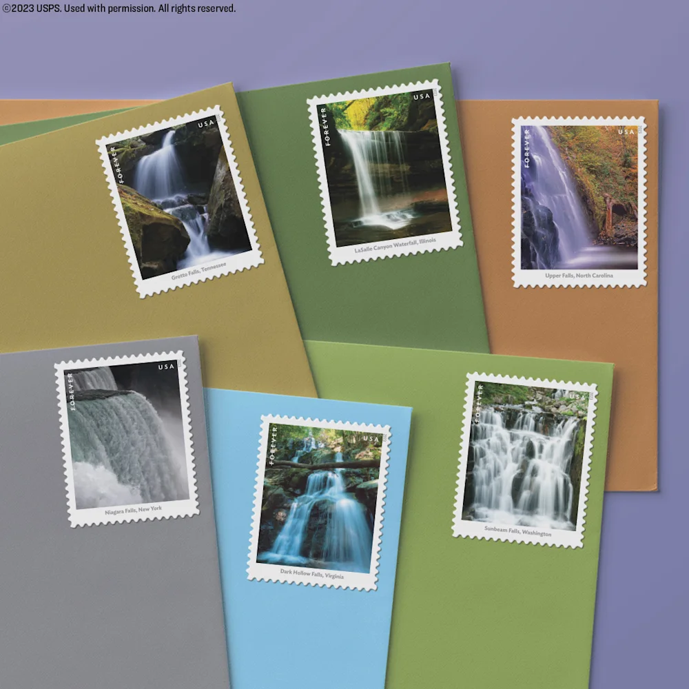 Waterfalls — Stamp Information