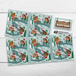 Holiday Elves Stamps