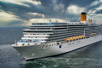 white cruise ship during daytime