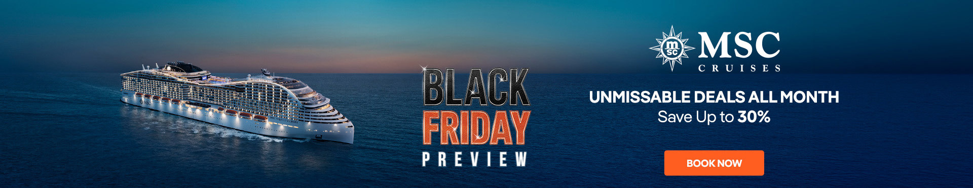 My Kind of Cruise MSC Black Friday 