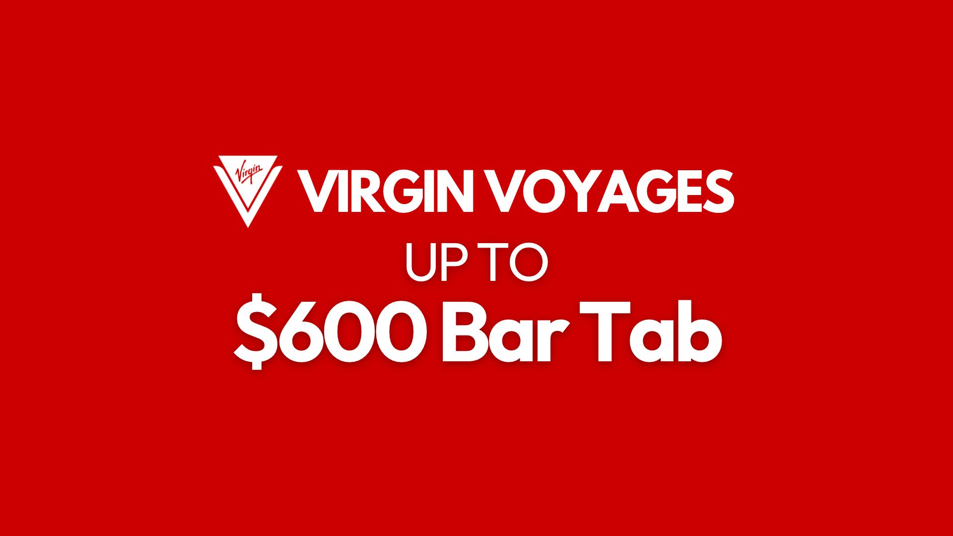  - Up to $600 Exclusive Bar Tab