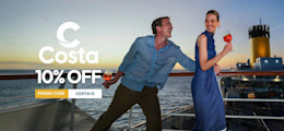 Costa Cruise 10% OFF