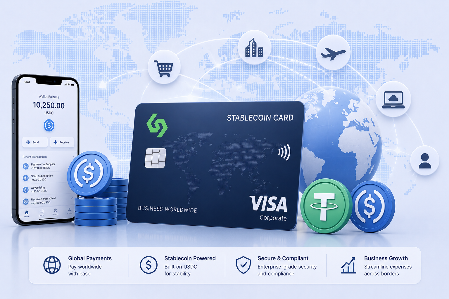 Stablecoin Cards: A Guide for International Businesses
