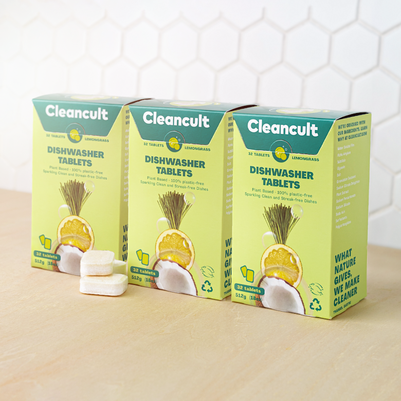 Dishwasher Tablet Bundle Lemongrass Cleancult
