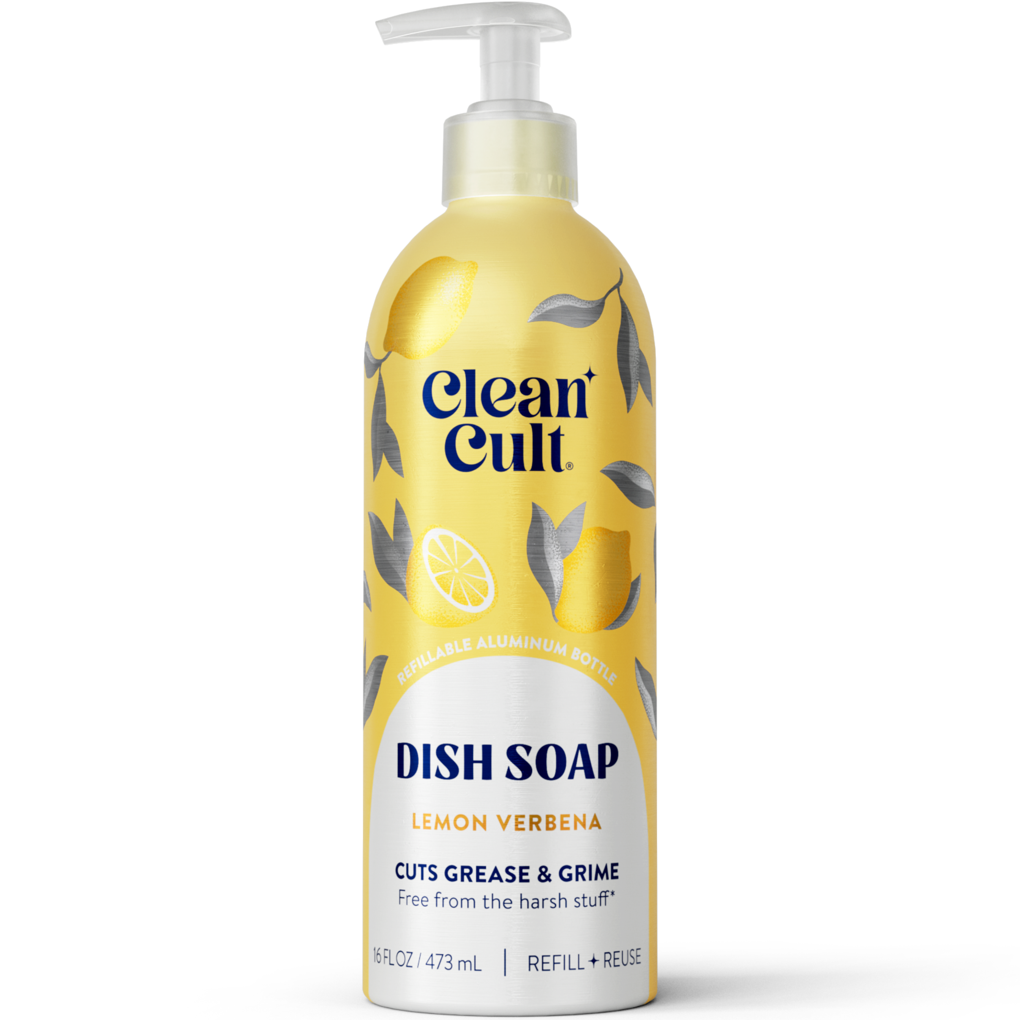 Liquid Dish Soap | Lemon Verbena | 16 Fl Oz | Cleancult