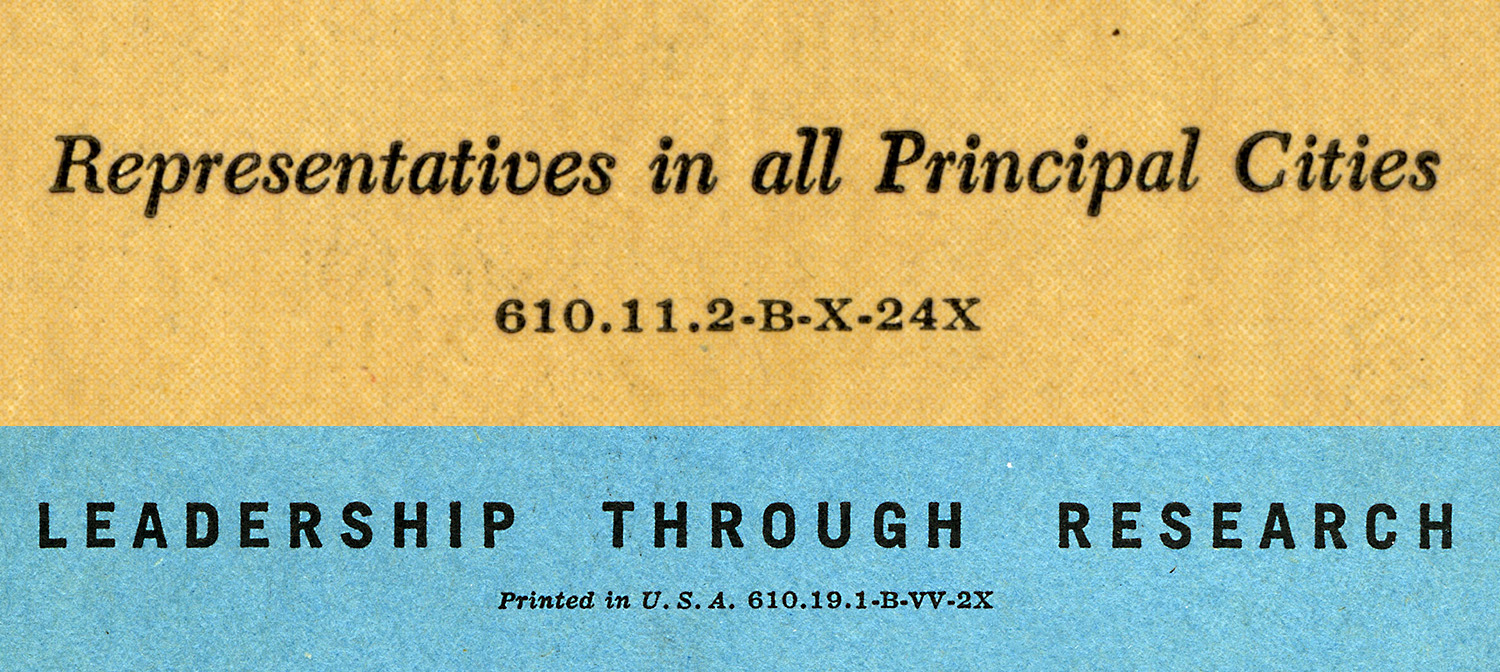 610.11.2-B-X-24X was printed Feb. 1945, 610.19.1-B-VV-2X was printed Feb. 1957