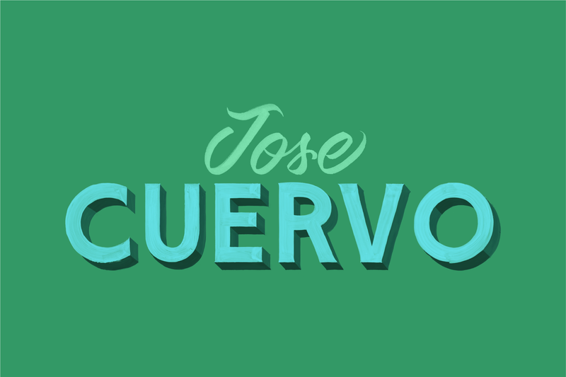 Lettering for Jose Cuervo