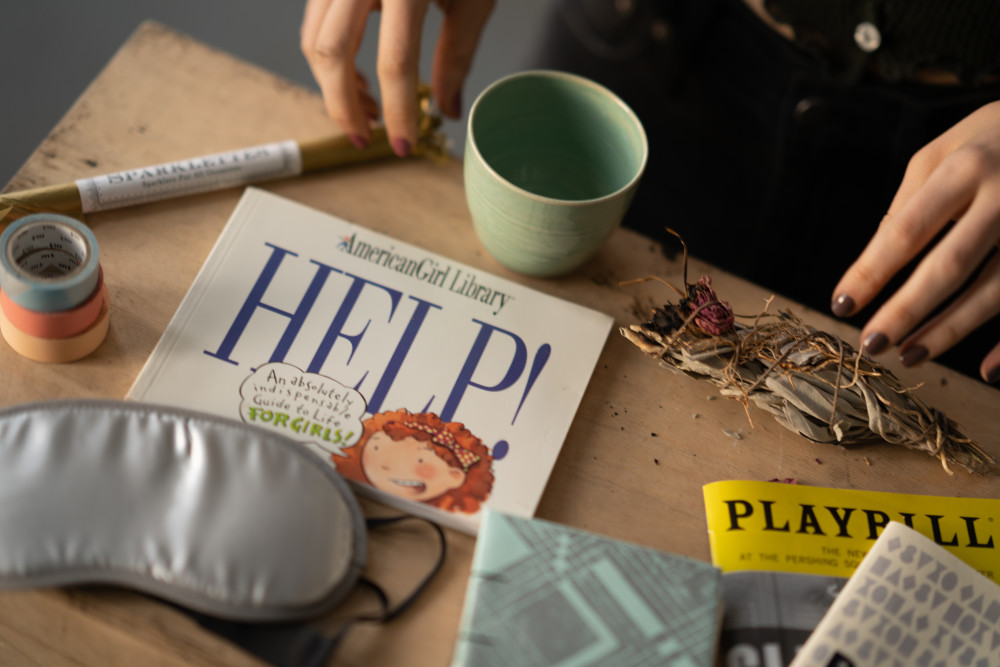 Let It Out | HELP book and tea cup