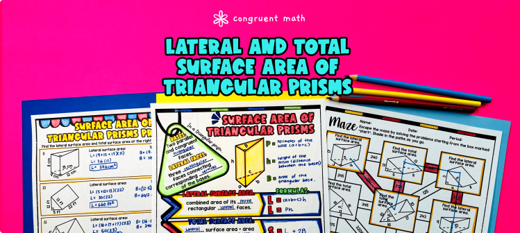 Lateral and Surface Area of Triangular Prisms Lesson Plan