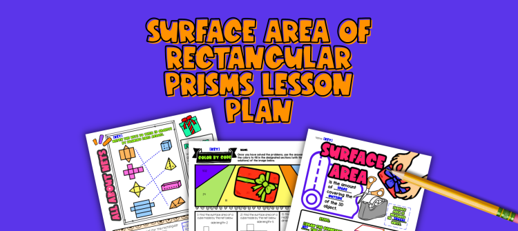 Surface Area of Rectangular Prisms Lesson Plan