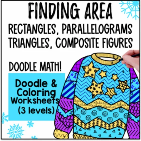 Thumbnail for Finding Area of Composite Figures â€” Doodle Math: Twist on Color by Number