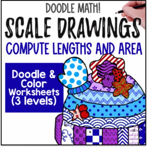 Thumbnail for Scale Drawings | Doodle Math: Twist on Color by Number | Similar Figures