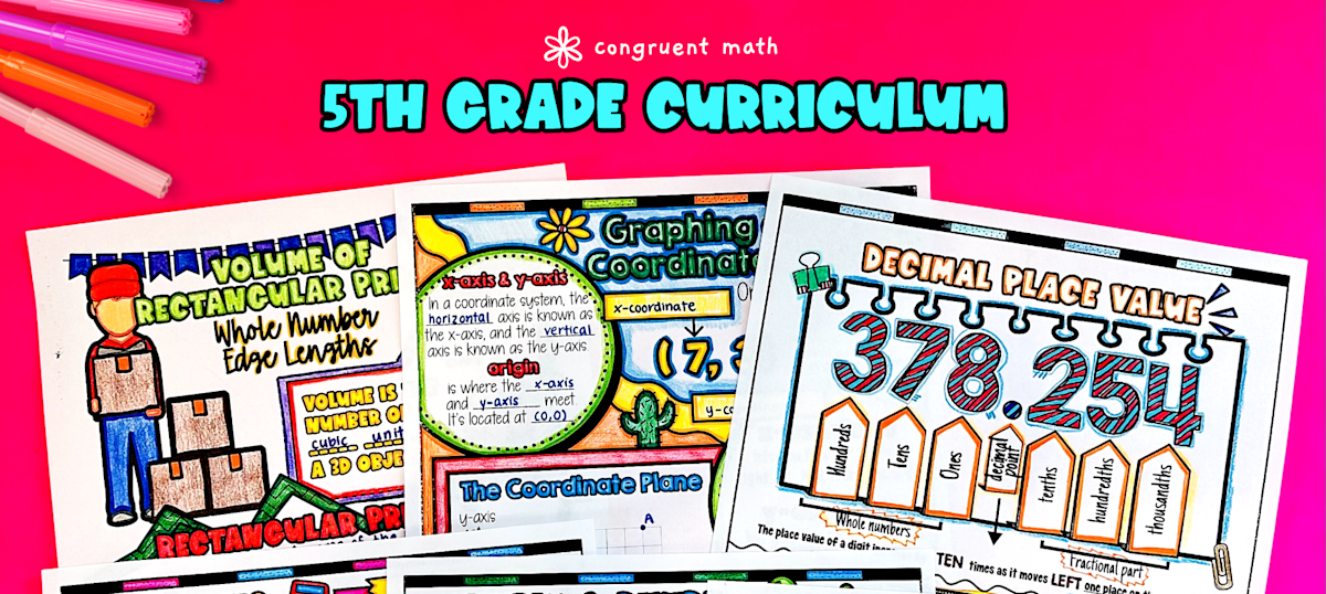 5th Grade Curriculum | Free Lesson Plans | Congruent Math