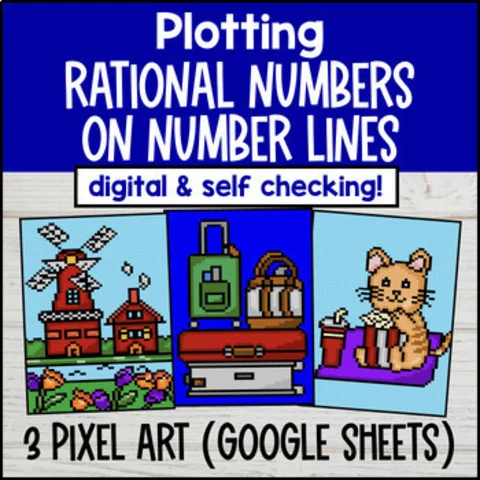 Thumbnail for Plotting Rational Numbers on Number Lines Pixel Art