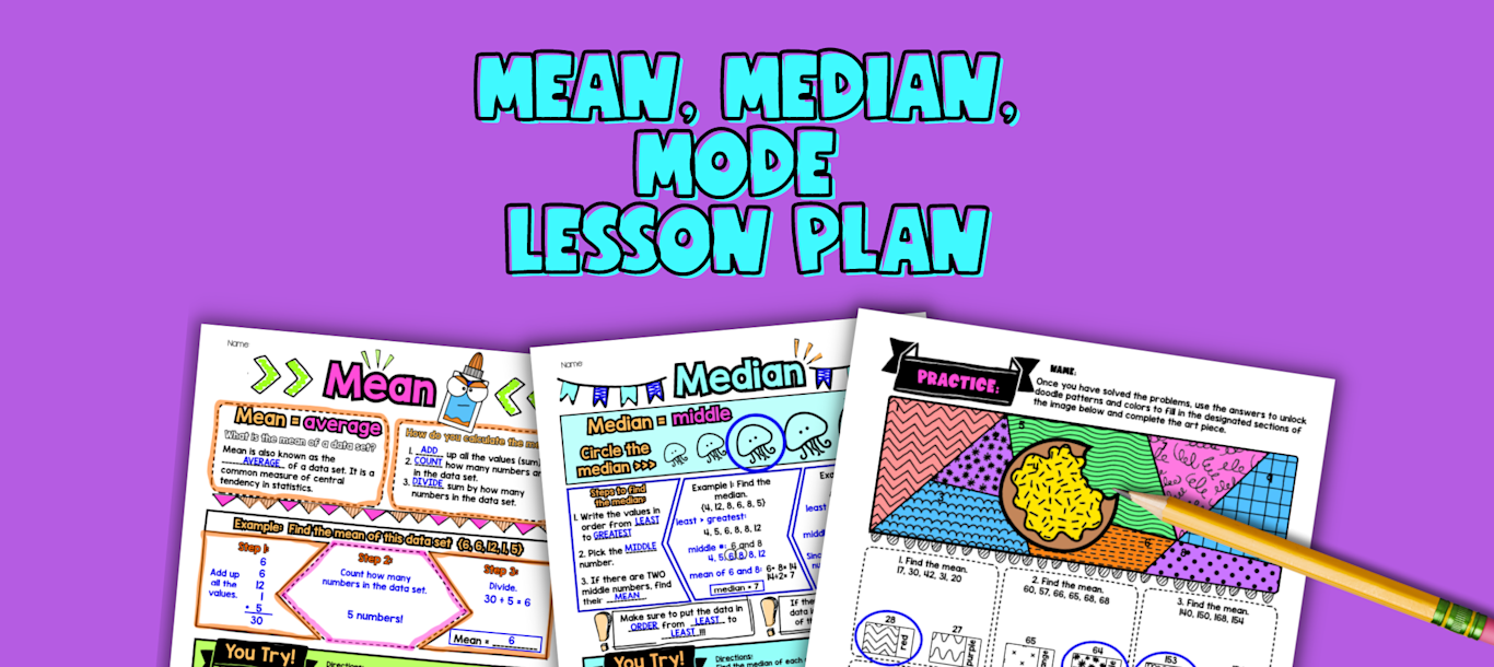 Mean, Median, Mode Lesson Plan | Congruent Math